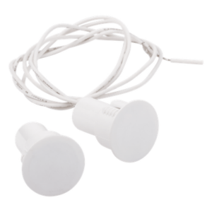 SYSCOM HO03W – Contacto Magnético Empotrable / Detección 20 mm / LED de Estado / Interior y Exterior