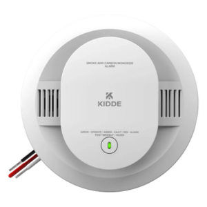 KIDDE 30CUAR1 – Alarma Combinada de Humo y CO / 120V CA con Respaldo de Batería / Interconectable hasta 24 Dispositivos / Sensor Fotoeléctrico y Electroquímico / UL 217 y UL 2034