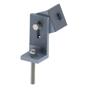 EPCOM POWERLINE EPL-FFNT-03AL – Soporte L para Riel / Techo de Concreto / Aluminio Anodizado / 40x40x90 mm / Tornillo 30 mm Incluido