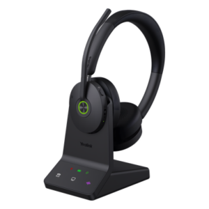 YEALINK WH68 – Diadema Inalámbrica / ANC Híbrida / Conectividad Dual DECT Bluetooth 5.3 / Alcance 185m (607 pies) / Autonomía 32h