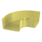 PANDUIT FRRA6X4LYL – Ángulo Recto Horizontal / 90° / Para Canaleta 6x4 / Radio de Curvatura 50.8 mm / Color Amarillo / ABS 94V-0