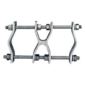 ANDREW / COMMSCOPE DB365-OS – Kit de Montaje Tipo Pipa / Acero Galvanizado / Diámetro 31.8 mm a 88.9 mm / Intemperie / Peso 3.2 kg / Color Plata