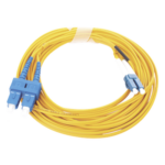LINKEDPRO BY EPCOM LP-FO-D-LCU-SCU-05 – Jumper de Fibra Óptica / Monomodo 9/125 / LC/UPC-SC/UPC / Dúplex / PVC 2.0 mm / 5 m (16.40 pies)