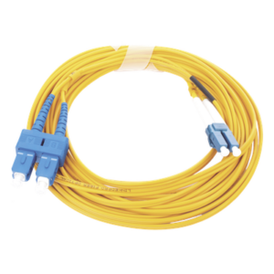 LINKEDPRO BY EPCOM LP-FO-D-LCU-SCU-05 – Jumper de Fibra Óptica / Monomodo 9/125 / LC/UPC-SC/UPC / Dúplex / PVC 2.0 mm / 5 m (16.40 pies)