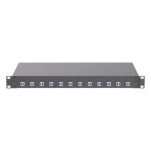 PANDUIT FD1W12AQDLCZ – Distribuidor de Fibra Óptica / 12 Conectores LC Duplex (24 Fibras) / Multimodo OM3/OM4 / 1 UR / 17.5 in (444.5 mm) Ancho / 12.13 in (308.2 mm) Profundidad