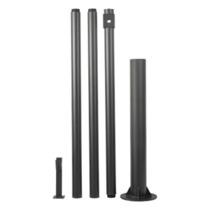 SYSCOM VIDEO XGAPOLE6M/A – Poste Seccionado para Videovigilancia / 6 m (19.7 ft) / 4 Secciones / Base Ø 140 mm / Soporte PTZ / IP66
