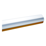 CAME 001-G03750 – Mástil Semi-Tubular / Aluminio Lacado Blanco / 4 m (13.1 ft) / Perfil Semi-Elíptico / A Prueba de Choque / Compatible KX-BG-GA