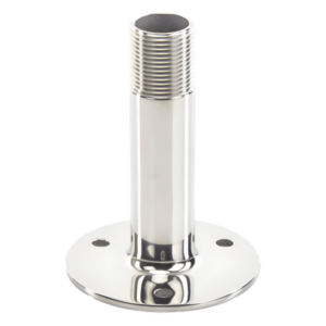 SHAKESPEARE 4365 – Montaje Recto / Acero Inoxidable / 4 in Alto / 3 in Base / Rosca 1-1/4 in / 0.26 kg