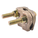 TOTAL GROUND TG-AB21-ET – Conector de Puesta a Tierra / Varilla 3/4" (19.05 mm) / Cable 2/0 AWG a 350 Kcmil / Bronce Estañado / Antivandálico