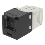 PANDUIT CJH688TGBL – Conector Jack RJ45 / Categoría 6 / 8 Posiciones 8 Cables / Terminación TG Sin Impacto / -10°C a 65°C / Color Negro