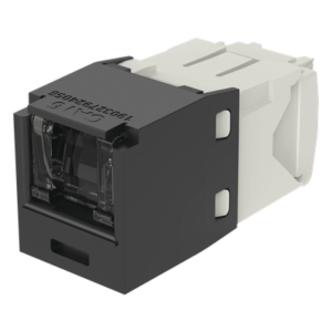 PANDUIT CJH688TGBL – Conector Jack RJ45 / Categoría 6 / 8 Posiciones 8 Cables / Terminación TG Sin Impacto / -10°C a 65°C / Color Negro