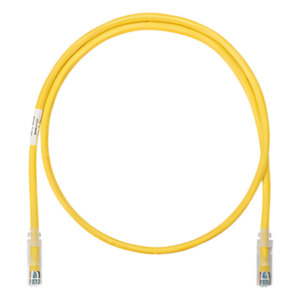 PANDUIT NK6PC5YLY – Cable de Parcheo UTP / Categoría 6 / 1.5 m (4.92 ft) / 24 AWG / T568B / CM / Amarillo