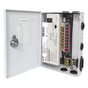 EPCOM POWERLINE NXP9DC16HD – Fuente de Alimentación Profesional / 9 Canales / 16 A Total / 11-15 VCC Ajustable / 200 W / Filtro de Ruido por Canal