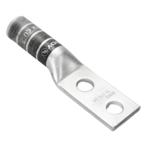 HUBBELL BURNDY HUB-YA6-C2T-C14 – Terminal de Compresión / Barril Largo / Doble Ojillo Biselado / Conductor 6 AWG / 35 kV / 67 mm (2.65 in)