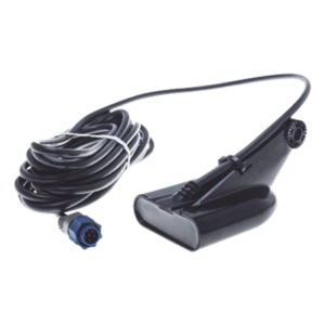 SIMRAD 000-0106-77 – Transductor Dual Frecuencia / 50 kHz y 200 kHz / Profundidad Máxima 900 m (2953 ft) / Medición de Temperatura / Montaje en Popa / Haz 29° y 12°