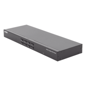 PLANET KVM-210-08 – Switch KVM / 8 Puertos VGA / Control 64 Servidores en Cascada / PS/2 y USB / Cable 1.8 m (5.9 ft) Incluido