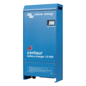 VICTRON ENERGY CC12/100 – Cargador de Baterías / 12V / 100A / 90-265V Entrada Universal / 3 Salidas Aisladas / Uso Marino y Terrestre / 240-600 Ah