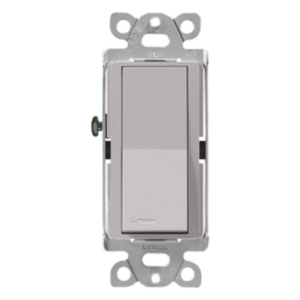 LUTRON ELECTRONICS CA1PSGRS – Interruptor de Pared / Un Polo / Paleta Grande / 15 A / 120/277 V / Cargas Generales y Motor / Sin Atenuación
