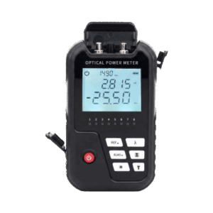 LINKEDPRO BY EPCOM LP-M-OPM-LR – Medidor de Potencia Óptica / Rango -50dBm a 26dBm / Detector InGaAs 800-1700nm / VFL 2mW 650nm / Probador RJ45 hasta 300m / 120h Operación Continua