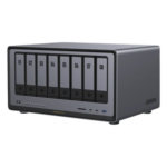 UGREEN 35126B – NAS Profesional / 8 Bahías SATA + 2 M.2 NVMe / Intel Core i5-1235U 10 Núcleos / 2 Puertos 10GbE / Thunderbolt 4 40 Gbps / HDMI 8K / DDR5 64 GB / PCIe 4.0 x4