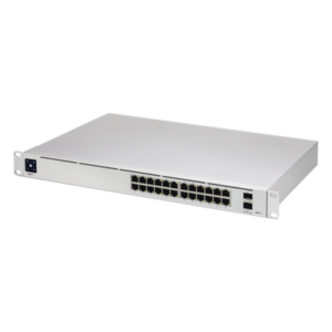 UBIQUITI USW-PRO-24 – Switch Capa 3 / 24 Puertos Gigabit RJ-45 / 2 Puertos 10G SFP+ / 88 Gbps / 1U Rack / 1.43 x 11.63 x 17.42 pulgadas