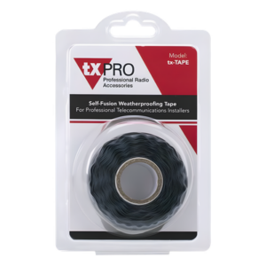 TXPRO TX-TAPE – Cinta de Auto-Fusión / 4.57 m (15 ft) / 78 mm Ancho / Goma de Silicona / 1200 psi / Resistente a UV, Agua y Químicos