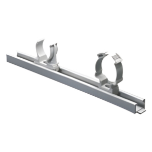 GEWISS GW-50-609 – Canaleta Unicanal / PVC Auto-extinguible / 0 Halógenos / 20 cm (7.9 in) / RAL 7035 / Anti-choques