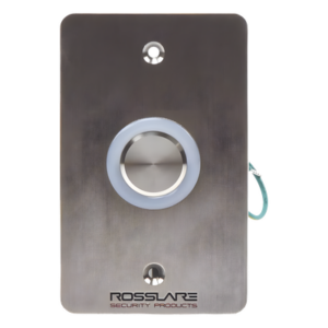 ROSSLARE SECURITY PRODUCTS EX0600 – Botón de salida Piezo-eléctrico/ con temporizador / color de LED configurable/ IP65. Sin LOGO