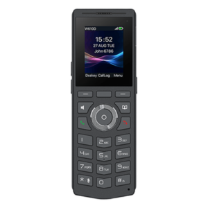 FANVIL W610D – Teléfono DECT Inalámbrico / Pantalla a Color / Bluetooth 5.0 / 4 Cuentas SIP / Resistente a Caídas de 1.8 m (5.9 ft) / Batería 1900 mAh