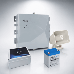 YONUSA YPROKIT-WIFI – Energizador de Cerco Eléctrico / 12,000 V Disuasivo / Control Wi-Fi / Respaldo de Batería 3 Días / Detección de Intrusión / IP Resistente a Lluvia y UV