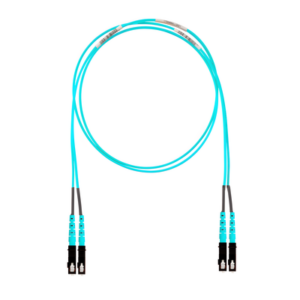 PANDUIT FZ23RSNSNSNM002 – Jumper de Fibra Óptica / Multimodo OM4 50/125 / SC-SC Duplex / OFNR Riser / Aqua / 3 m (9.84 ft)