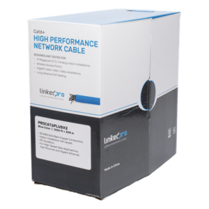 LINKEDPRO BY EPCOM PRO-CAT-6-PLUS-V2 – Cable UTP Cat6+ / 305 m (1000 ft) / Calibre 23 AWG / 250 MHz / CM / 100% Cobre / Sin Blindaje / Interior