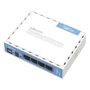 MIKROTIK RB941-2ND – Punto de Acceso / 4 Puertos Fast Ethernet / Wi-Fi 2.4 GHz 802.11b/g/n / CPU 650 MHz / RouterOS L4
