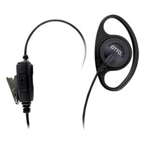 OTTO E1-ET2MS131 – Micrófono-Audífono tipo Anillo / 40 lbs resistencia radio / 20 lbs audífono / Compatible Motorola EP450, DEP450, CP200D, XPR3000 y Hytera TC500/600/700