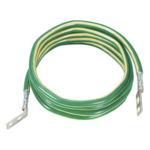 PANDUIT GJ6144UH – Jumper de Aterrizaje / 6 AWG / 3.6 m (11.8 ft) / Terminal Doblada 45° / Terminal Recta / Cobre Preterminado