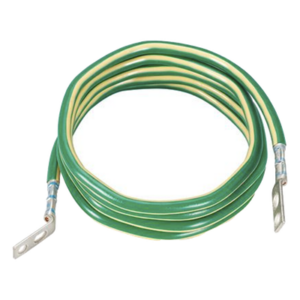 PANDUIT GJ6144UH – Jumper de Aterrizaje / 6 AWG / 3.6 m (11.8 ft) / Terminal Doblada 45° / Terminal Recta / Cobre Preterminado