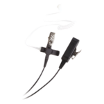 TXPRO TX-880-H02 – Micrófono-Audífono / 2 Cables / Tubo Acústico Grado Médico / PTT Separado / Conector Multipin