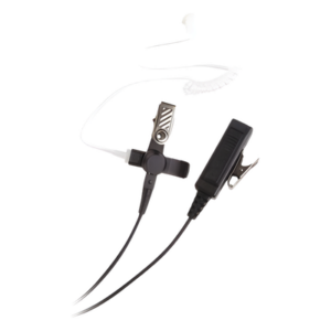 TXPRO TX-880-H02 – Micrófono-Audífono / 2 Cables / Tubo Acústico Grado Médico / PTT Separado / Conector Multipin