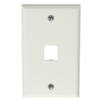 PANDUIT CFP1IW – Placa de Pared Vertical / 1 Puerto Mini-Com / Diseño Plano / 2.75 x 4.5 pulg. / Blanco Mate