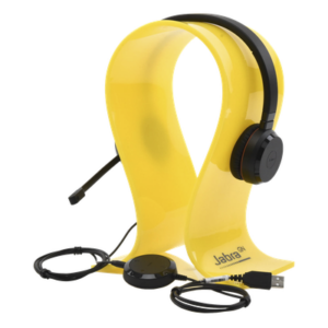 JABRA EVOLVE-30-DUO-MS – Auricular Profesional / Cancelación Pasiva de Ruido / Conexión USB y 3.5 mm / Micrófono con Cancelación de Ruido / Control de Llamadas con LED / Plug and Play