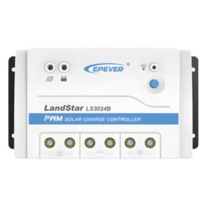 EPEVER LS-3024-B – Controlador de Carga Solar PWM / 30 A / 12/24 VCC Auto / RS-485 / Baterías Gel-AGM-Selladas / Parámetros Configurables