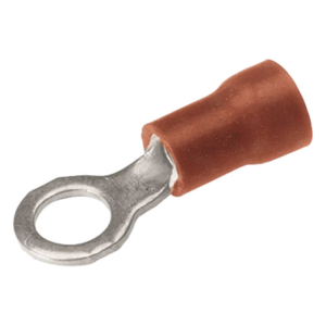 HUBBELL BURNDY HUB-TP1-66 – Terminal de Ojillo / 22-16 AWG / Tornillo 1/8 in (3 mm) / Cobre Estañado / Aislamiento Vinilo / 0.74 in (19 mm)