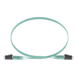 PANDUIT FX2ERLNLNSNM005 – Jumper de Fibra Óptica / Multimodo OM3 50/125 / LC-LC Dúplex / OFNR Riser / LSZH / 5 m (16.40 pies)
