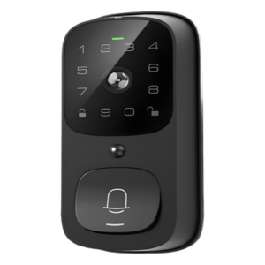 LNDU VL100 – Cerradura Inteligente con Videoportero / Wi-Fi 2.4 GHz / Huella Digital / Teclado Táctil / IP65 / 8 Baterías AA