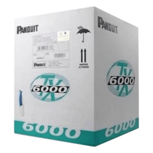 PANDUIT PUR6004RD-ME – Cable UTP / Cat 6A Mejorado / 305 m (1000 ft) / 23 AWG / CMR Riser / 4 Pares / Cobre Sólido