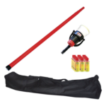 SDI SOLO-809-KIT – Kit de Prueba de Detectores de Humo / Pértiga Telescópica 4.6 m (15.1 ft) / Dispensador Manual 4" / 12 Latas de Humo Sintético / Detectores hasta 100 mm / Fibra de Vidrio No Conductora