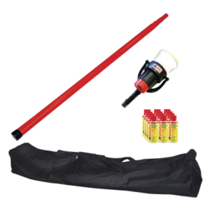 SDI SOLO-809-KIT – Kit de Prueba de Detectores de Humo / Pértiga Telescópica 4.6 m (15.1 ft) / Dispensador Manual 4" / 12 Latas de Humo Sintético / Detectores hasta 100 mm / Fibra de Vidrio No Conductora