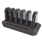 RUGGEAR 25027300 – Multi-Cargador de Escritorio / 6 Ranuras / 5V 2A por Puerto / 100-240V / 1.05 x 0.49 x 0.18 pies