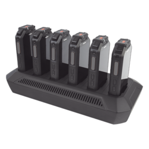 RUGGEAR 25027300 – Multi-Cargador de Escritorio / 6 Ranuras / 5V 2A por Puerto / 100-240V / 1.05 x 0.49 x 0.18 pies