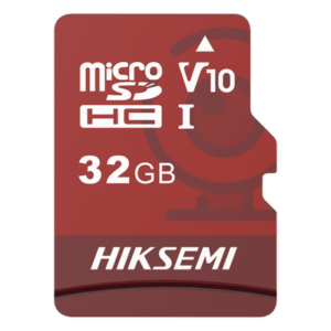 HIKSEMI by HIKVISION HS-TF-E1/32G – Memoria MicroSD / 32 GB / Lectura 95 MB/s / Escritura 25 MB/s / Clase 10 U3 / Grabación 4K / TLC NAND / Videovigilancia 24/7